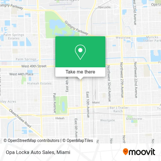 Opa Locka Auto Sales map