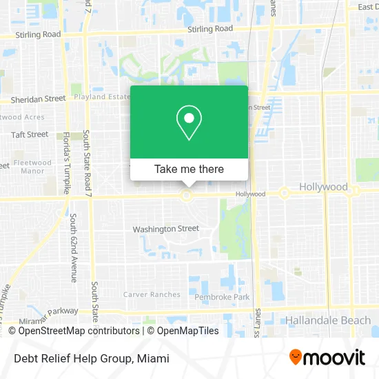 Debt Relief Help Group map