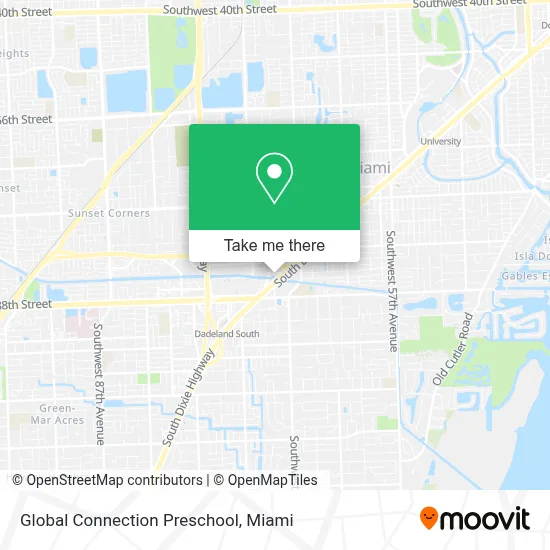 Global Connection Preschool map