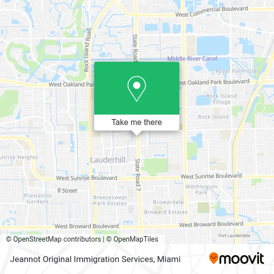Jeannot Original Immigration Services map