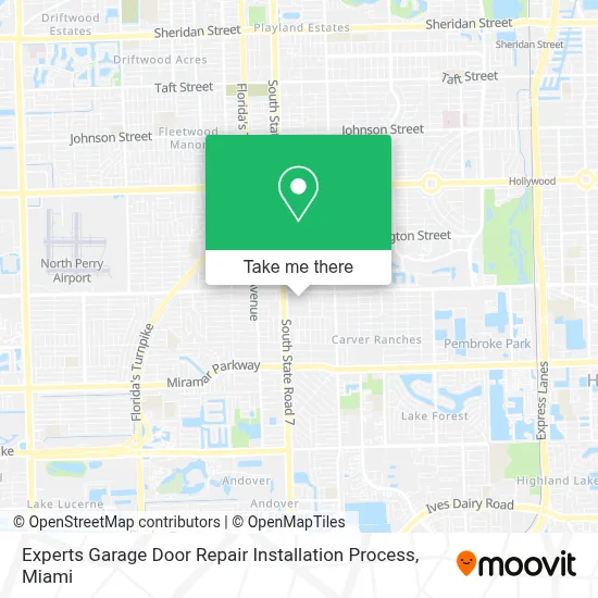 Experts Garage Door Repair Installation Process map