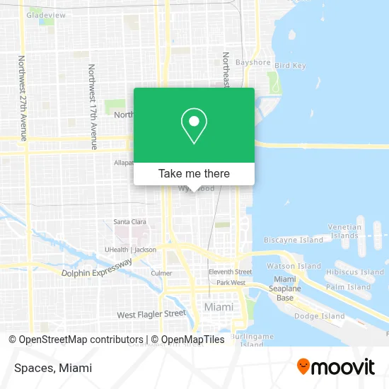 Spaces map