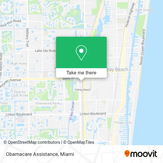 Obamacare Assistance map