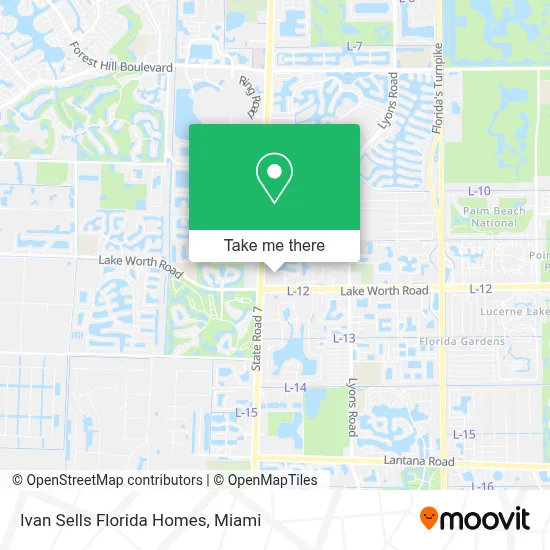 Ivan Sells Florida Homes map