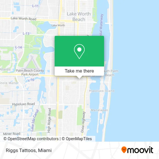 Riggs Tattoos map