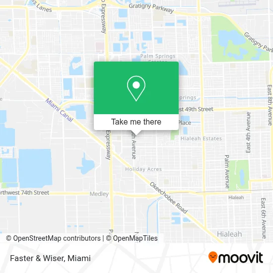 Faster & Wiser map