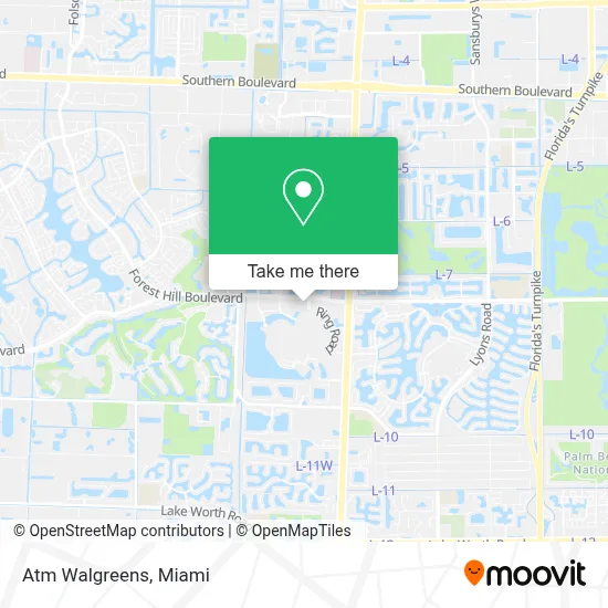 Atm Walgreens map