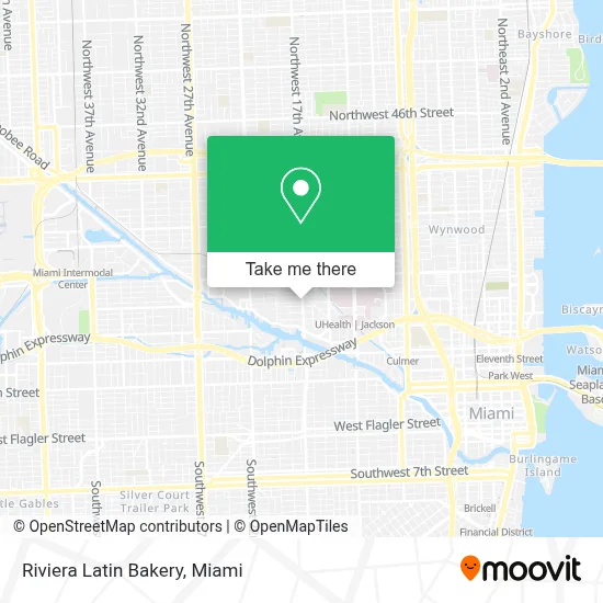 Riviera Latin Bakery map