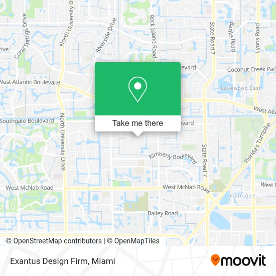 Exantus Design Firm map