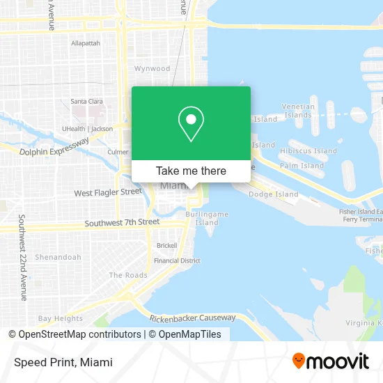Speed Print map