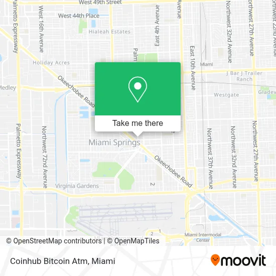 Coinhub Bitcoin Atm map