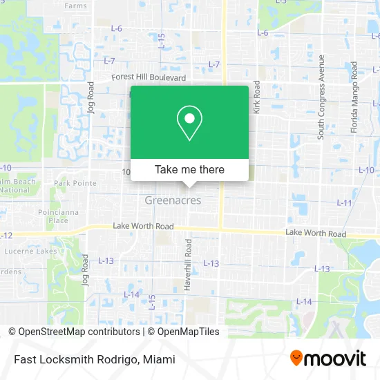 Fast Locksmith Rodrigo map
