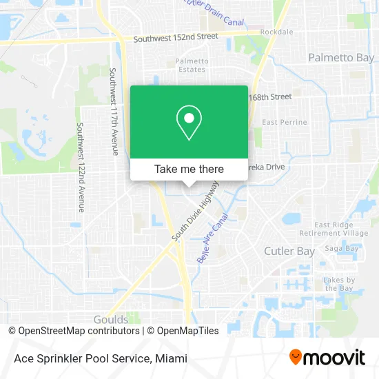 Ace Sprinkler Pool Service map