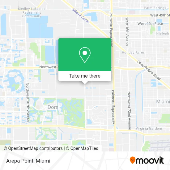 Arepa Point map