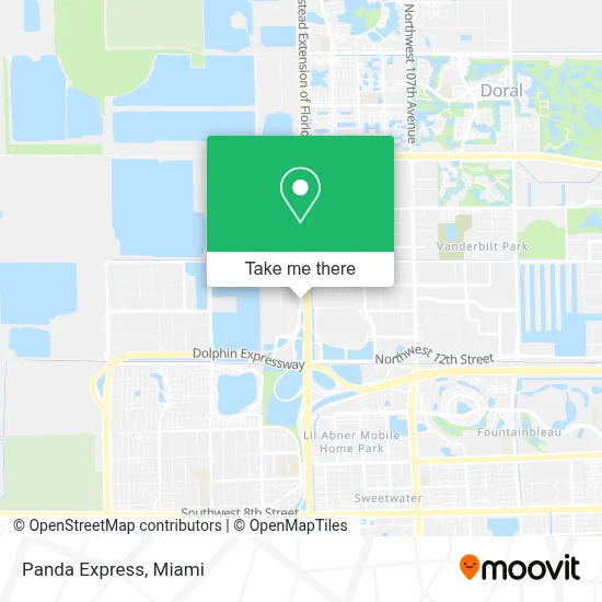 Panda Express map