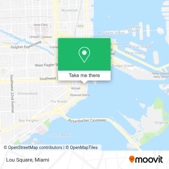 Lou Square map