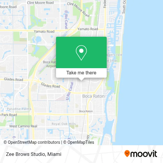 Zee Brows Studio map