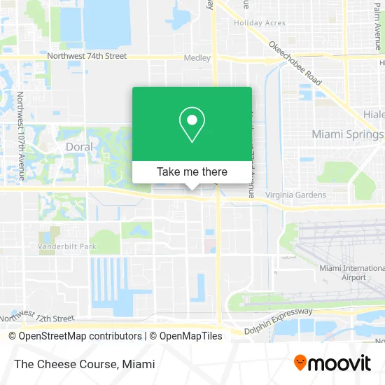 The Cheese Course map
