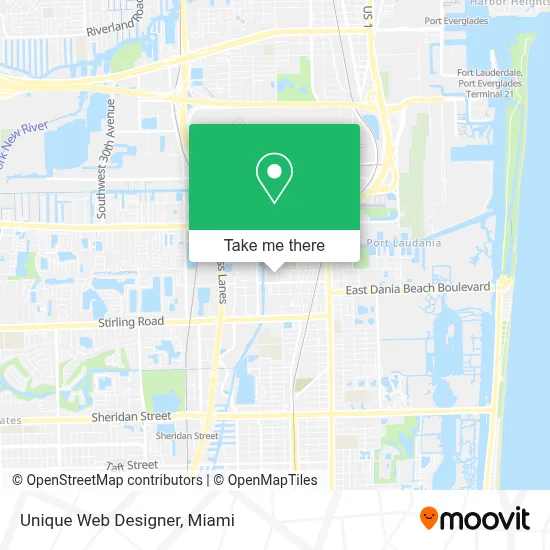 Unique Web Designer map