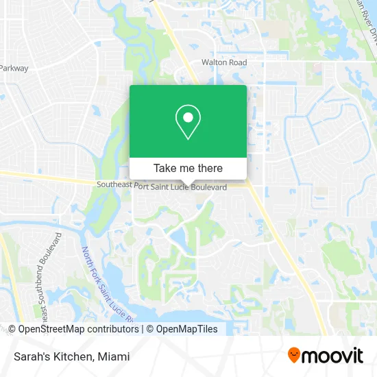 Sarah's Kitchen map