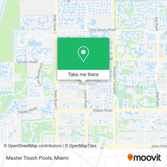 Master Touch Pools map