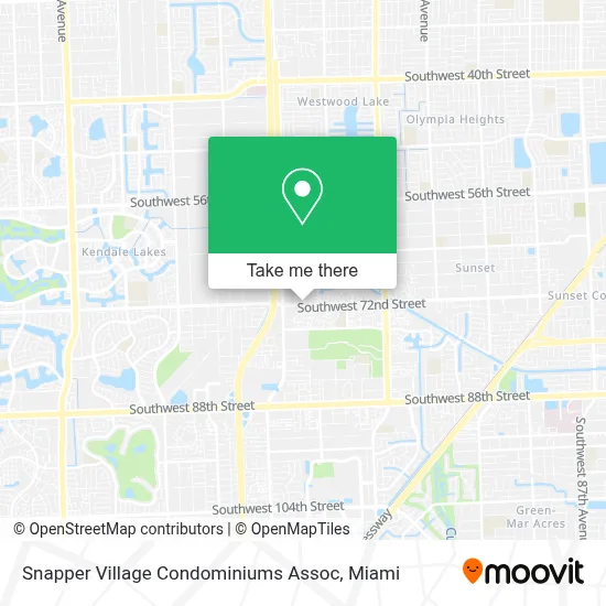 Snapper Village Condominiums Assoc map