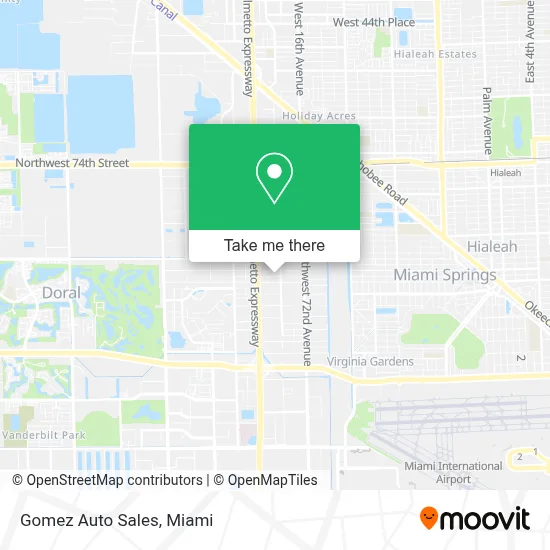 Gomez Auto Sales map