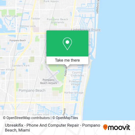 Ubreakifix - Phone And Computer Repair - Pompano Beach map