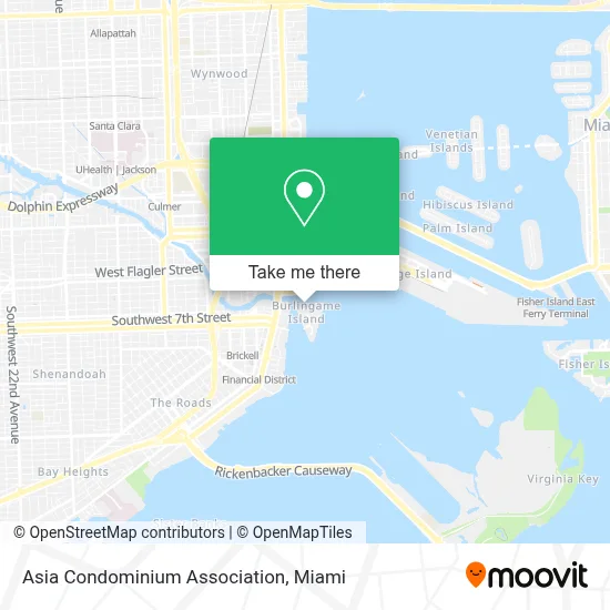 Asia Condominium Association map