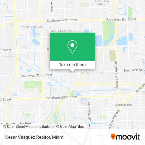 Cesar Vasquez Realtor map
