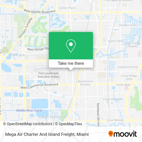 Mega Air Charter And Island Freight map