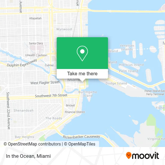In the Ocean map