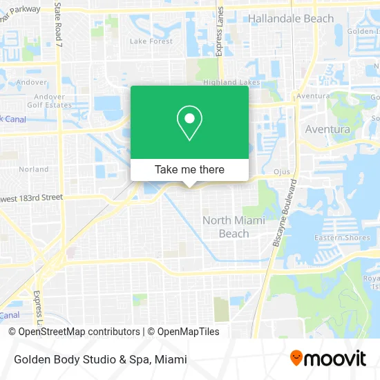 Golden Body Studio & Spa map