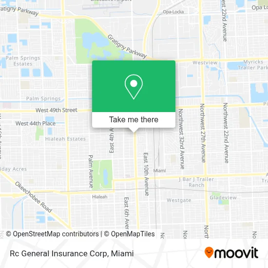 Rc General Insurance Corp map