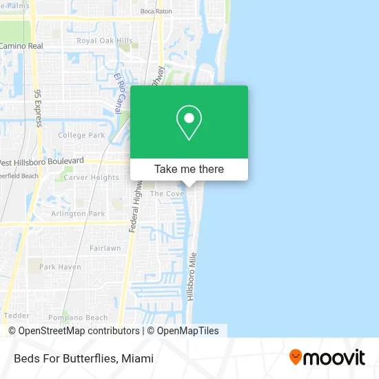Beds For Butterflies map