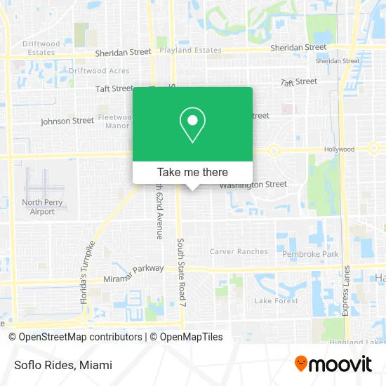 Soflo Rides map