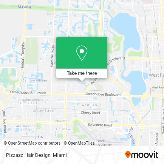 Pizzazz Hair Design map