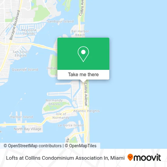 Lofts at Collins Condominium Association In map