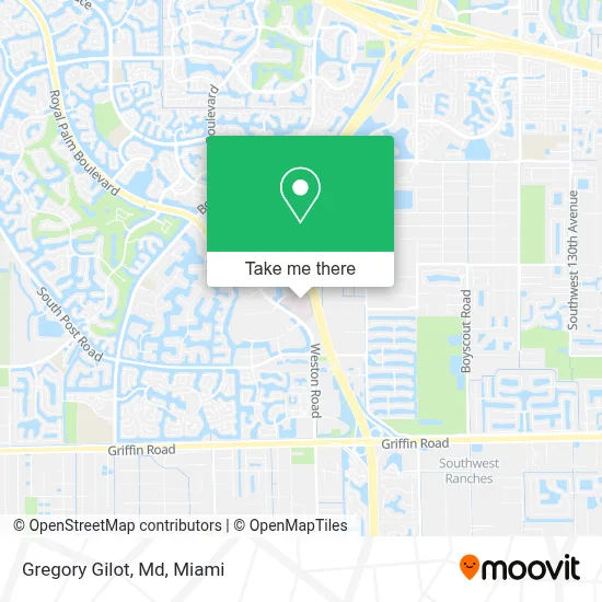 Gregory Gilot, Md map