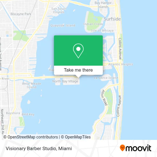 Visionary Barber Studio map
