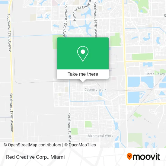 Red Creative Corp. map
