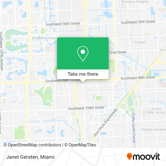 Janet Gersten map
