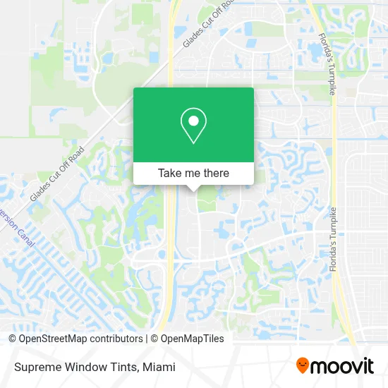 Supreme Window Tints map