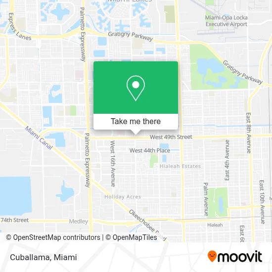 Cuballama map