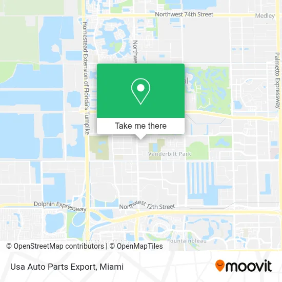 Usa Auto Parts Export map
