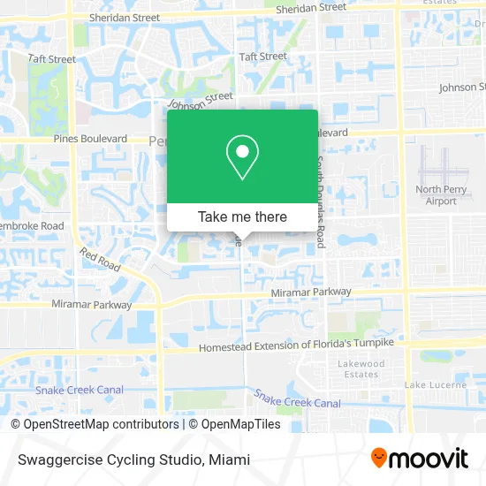 Swaggercise Cycling Studio map