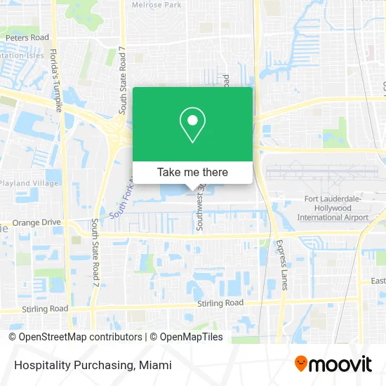 Hospitality Purchasing map