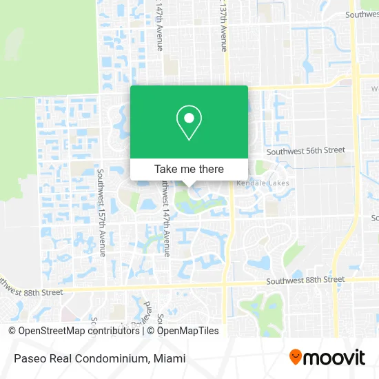 Paseo Real Condominium map
