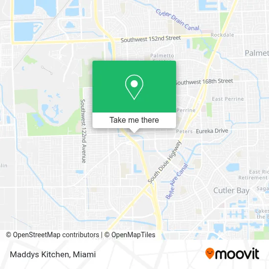 Maddys Kitchen map