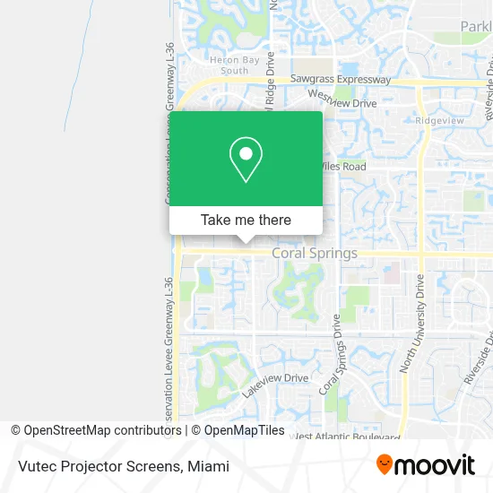 Vutec Projector Screens map